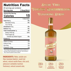 Sugar Free Toasted Marshmallow Coffee Syrup
