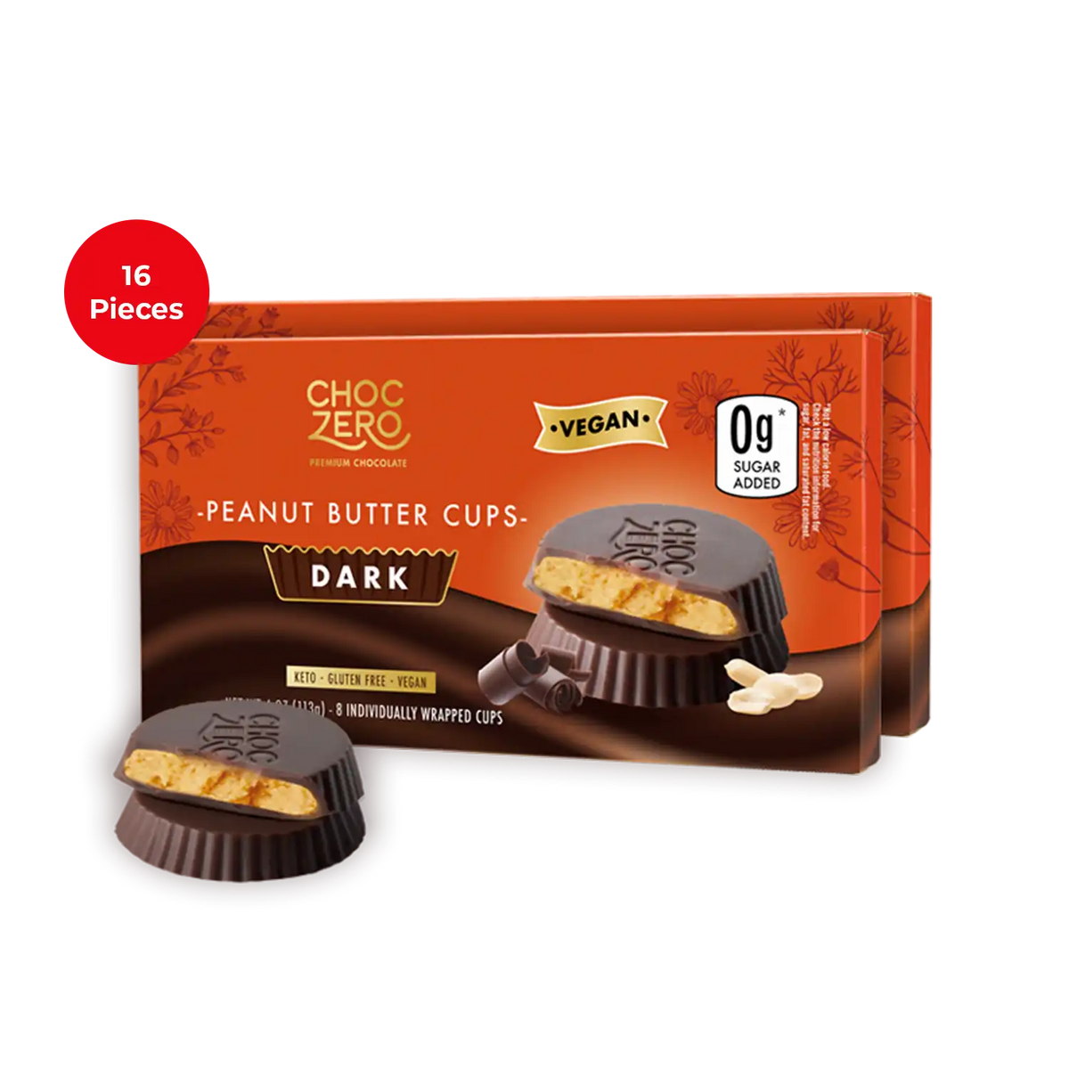 Dark Chocolate Vegan Peanut Butter Cups