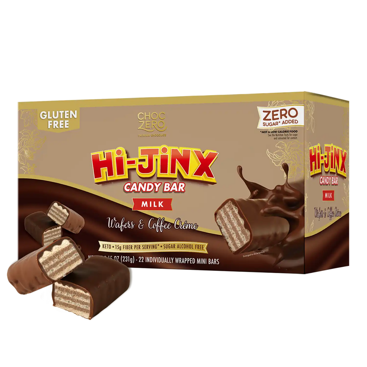 Milk Chocolate Coffee Hi-Jinx Bars