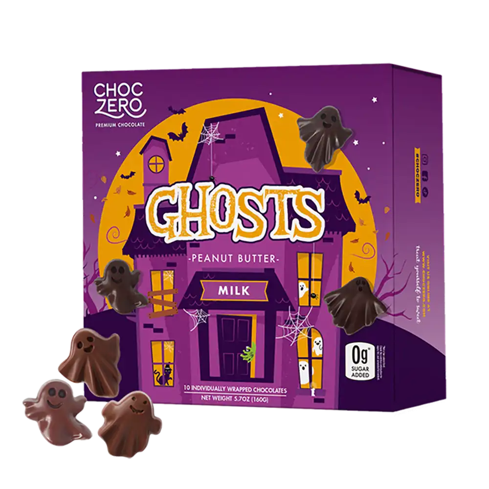 Milk Chocolate Peanut Butter Ghosts