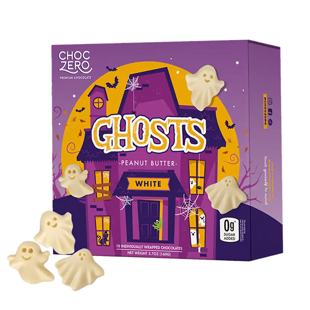White Chocolate Peanut Butter Ghosts